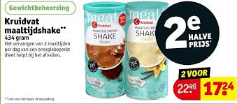 afvallen met kruidvat shakes